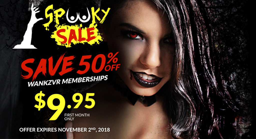 WankzVR Spooky Sale - Save 50% Now