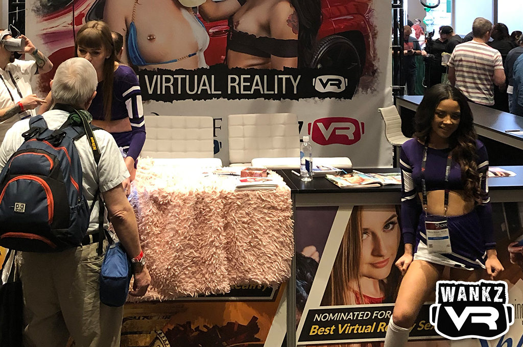 The WankzVR Booth, 2019 AVN Show