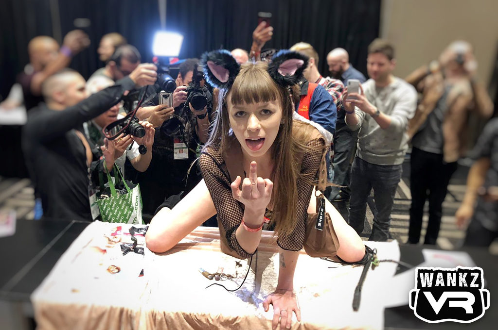 Alex Blake at the 2019 AVN Expo