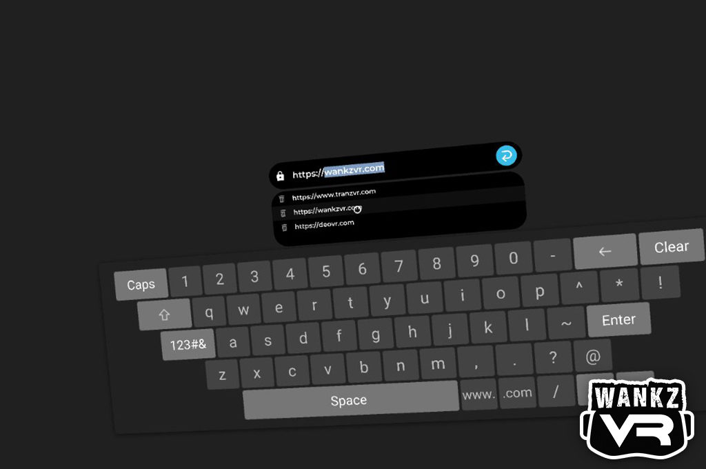 DeoVR Virtual Keyboard