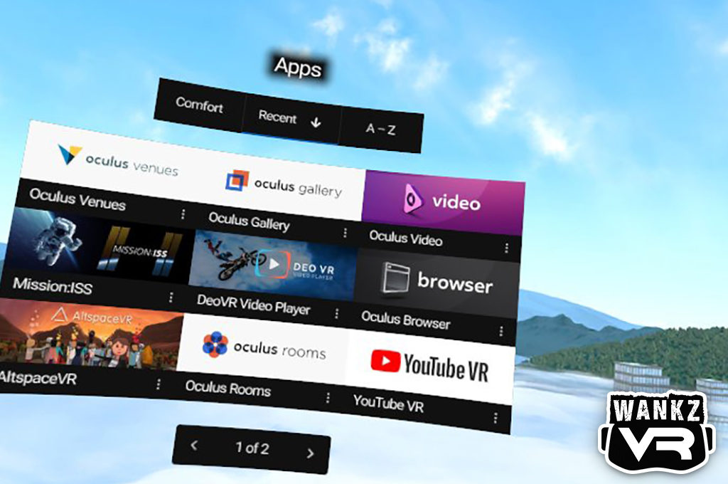 Oculus Browser - Oculus Home