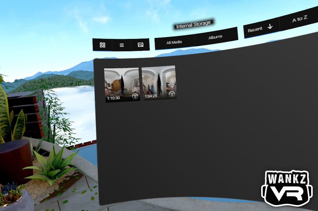 WankzVR Videos in Oculus Gallery